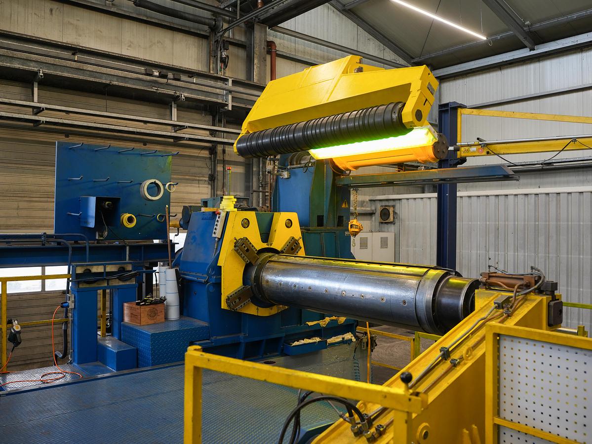 Used 65” x .098” Stainless Steel Slitting Line