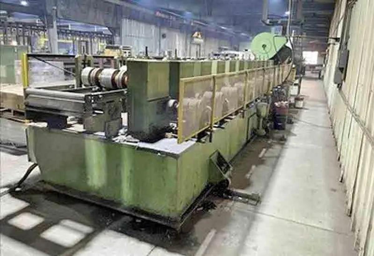 Used 12 Stand x 30” x 3” Bradbury Zee Purlin Rollforming Line
