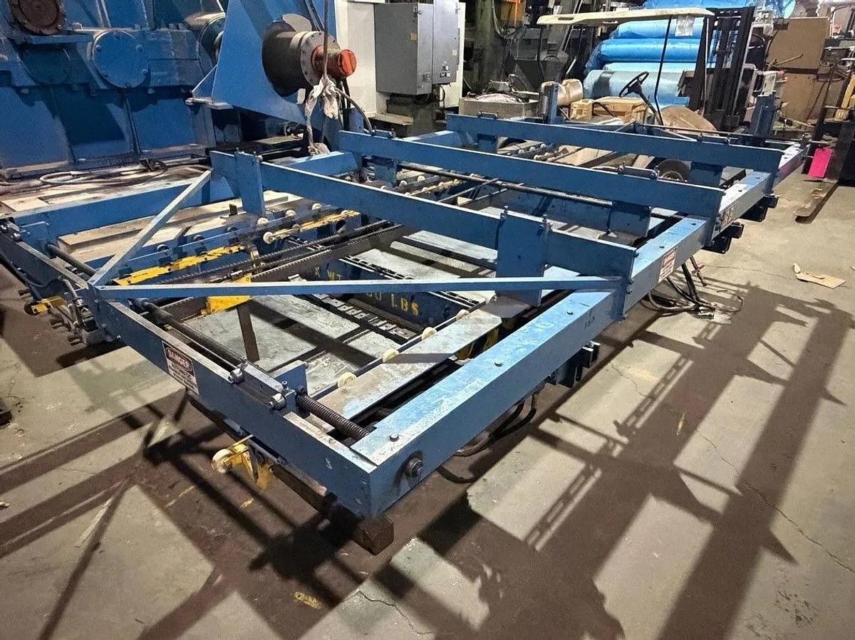 Used 60” x .075” x 50,000 Lb. Red Bud Cut To Length Line