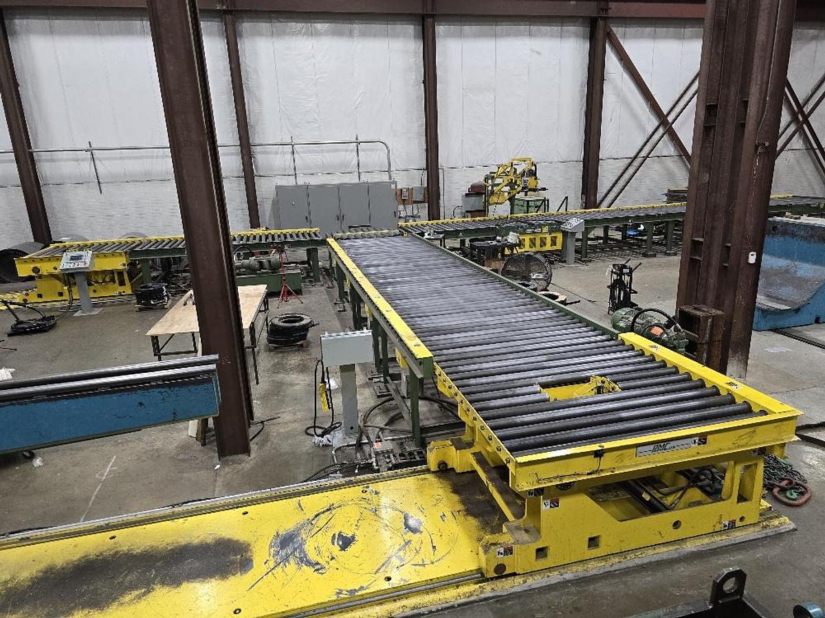 Used 72" x 12,000 Lb. Pomacon Banding Line