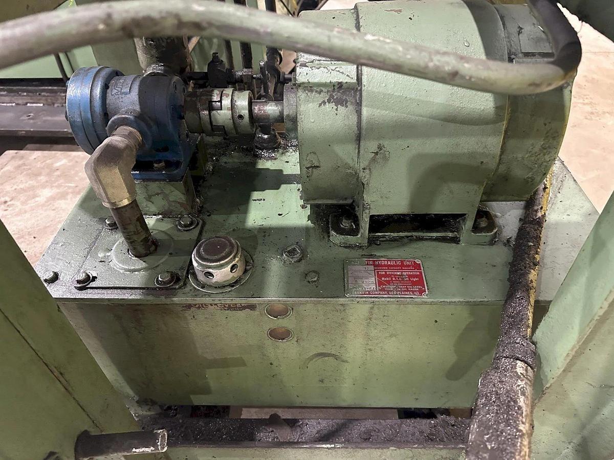 Used 20,000 LB X 48" RED BUD RBI MODEL #RM48-20S COIL REEL UNCOILER & CAR