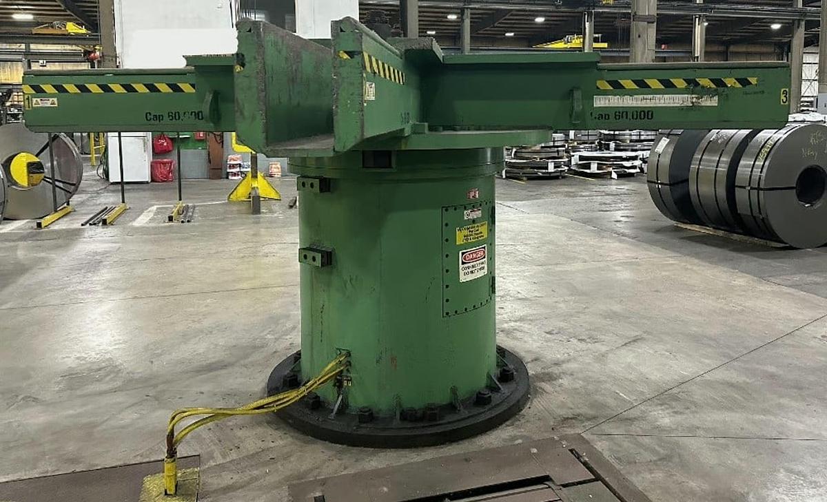 Used 60,000 Lbs Red Bud 4 Arm Entry Turnstile