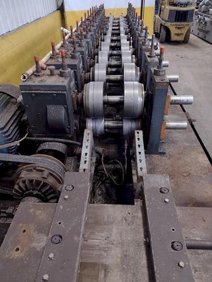 Used 12 Stand X 2.5” Ardcor/Roll Kraft Model F-10 Adjustable Width Stud Rollformer