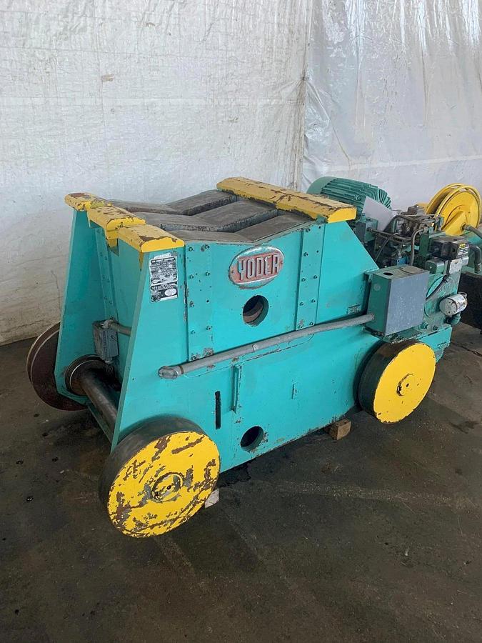 Used 84" x 80,000 Lbs. Yoder Recoiler
