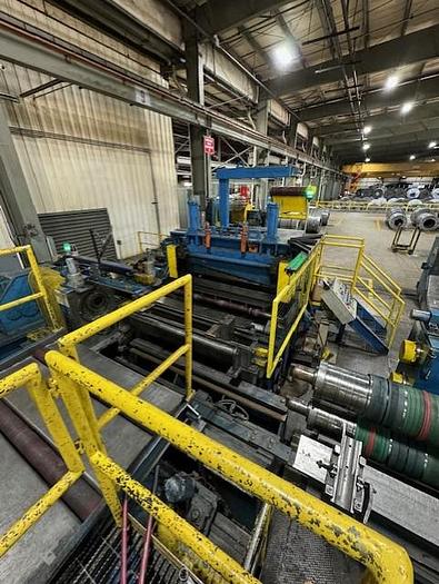 Used 60" x .250" x 50,000lbs Pro Eco Slitting Line