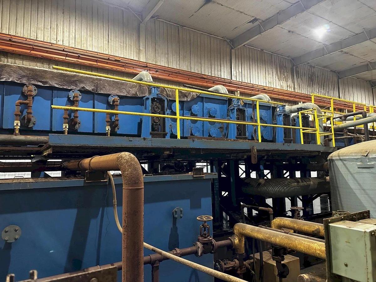 Used 72” x .500” x 60,000 Lbs. Pro-Eco Push Pull Pickle Line