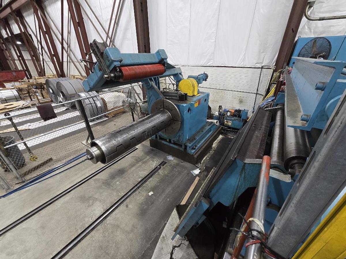 Used 72” X 50,000 Lb Loopco Slitting Line