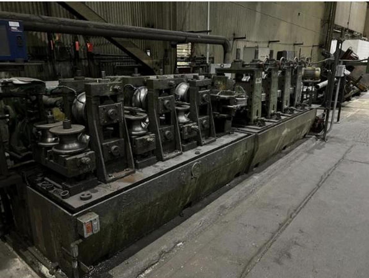 Used 5” x .300” Turek & Heller Stainless Tube Mill Line