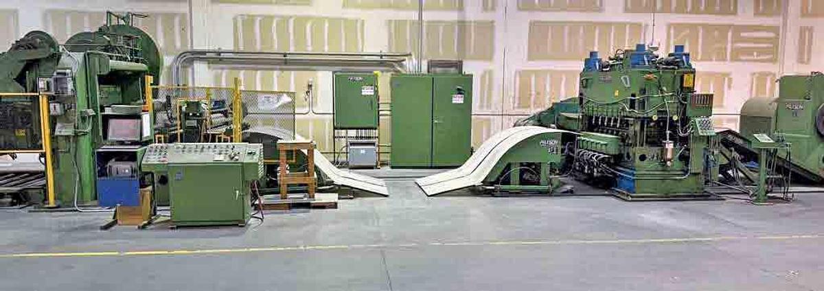 Used 60” x 0.135” x 40,000 Lbs Paxson Cut To Length Line