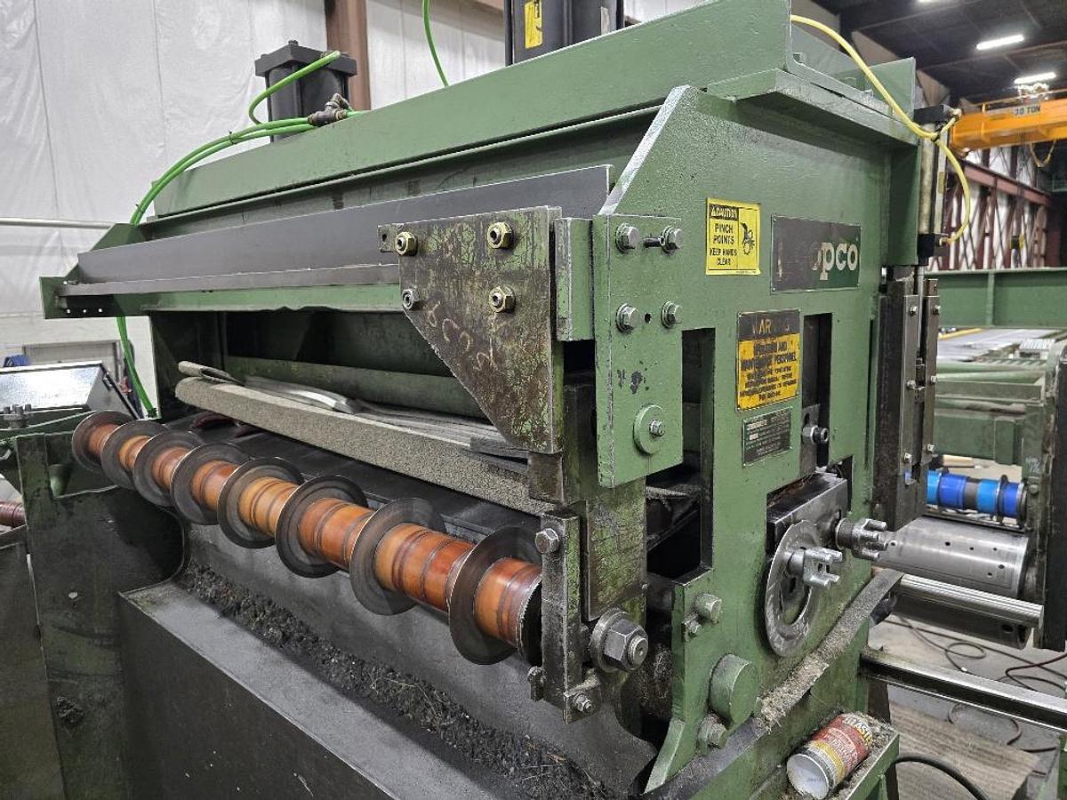 Used 60” X 50,000 Lb Loopco Slitting Line