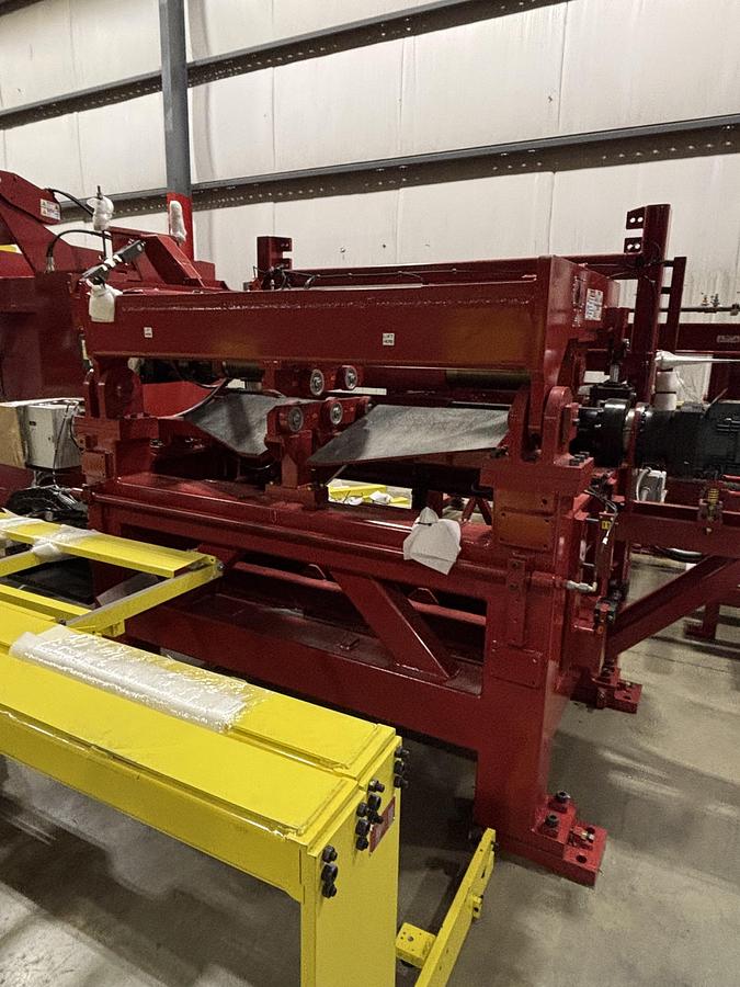 Used 63” X 0.079” Red Bud Cut-to-Length Line