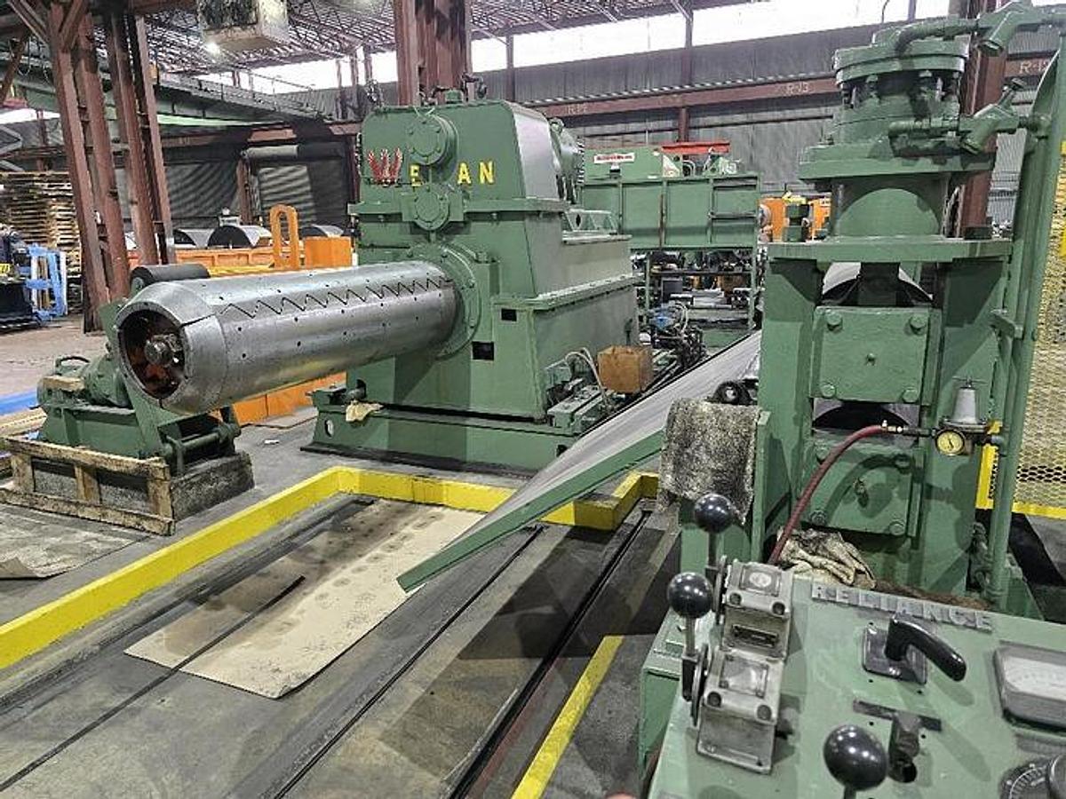 Used 72" x 50,000 Lbs. Wean Uncoiler