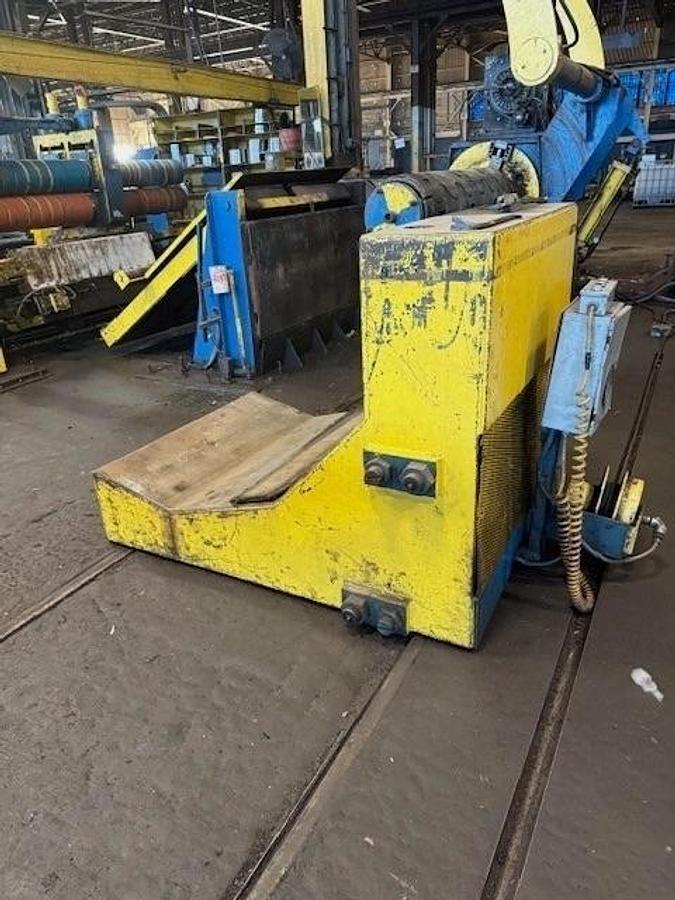 Used 72" x .187" x 50,000Lb Braner Loop Slitting Line