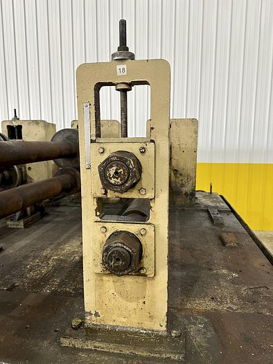 Used 18 STAND X 4" X 60"W BRADBURY MODEL #03-60-18 ROLLFORMER