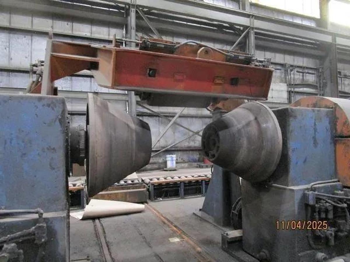 Used 72" x .250" x 80,000# Bradbury Entry Line