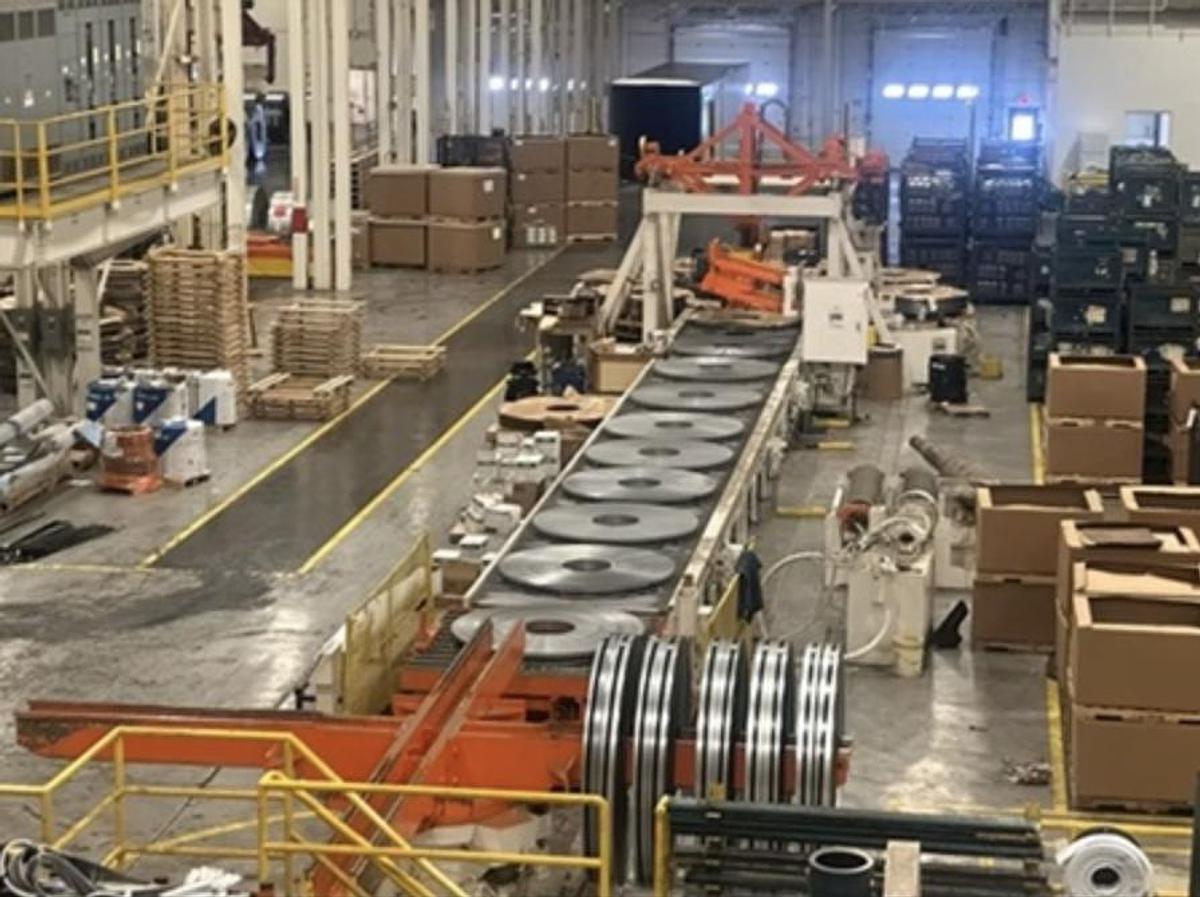 Used 72” x .135” x 65,000 lb Stamco Single Loop Slitting Line