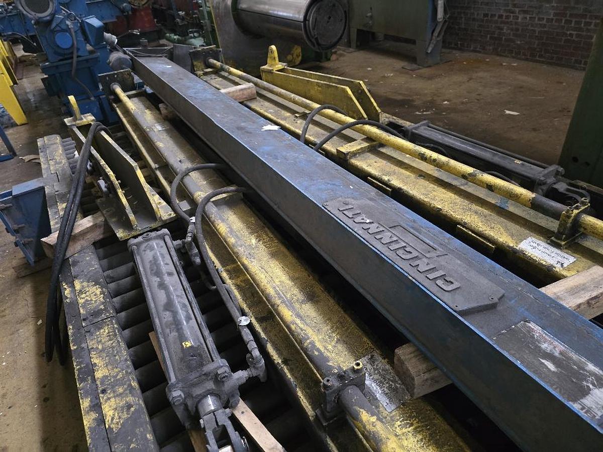 Used 72" x 20' x 20,000 Lbs. Cincinnati Stacker