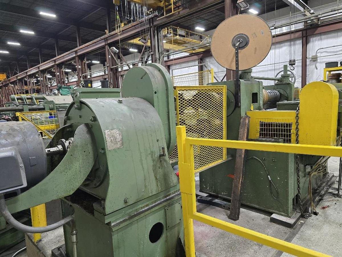 Used 36” x 30,000 lb Nova Slitting Line