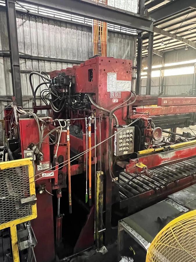Used 75" x .312" x 80,000# Red Bud Stretcher Leveler Cut to Length Line
