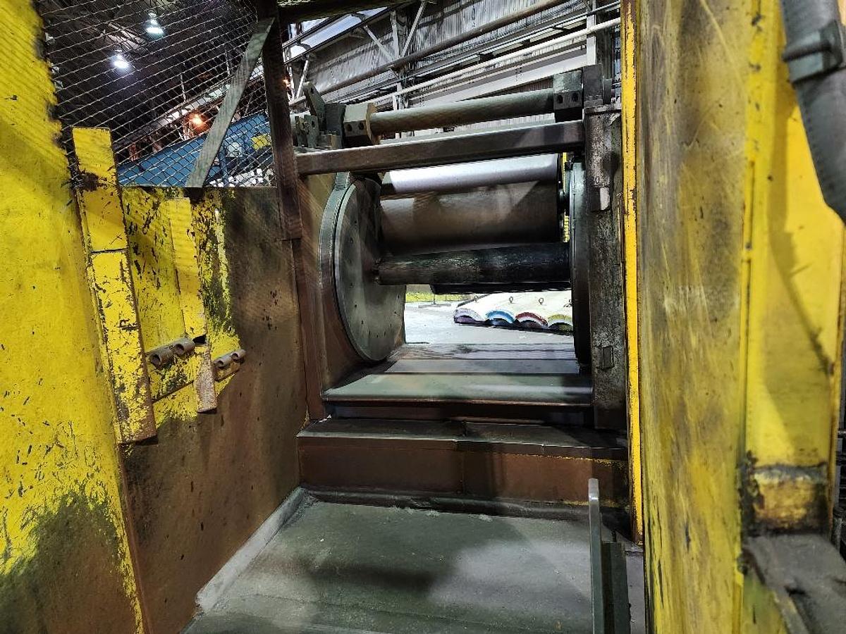 Used 52” x .100” x 35,000 Lb. Stamco Double-Loop Slitting Line