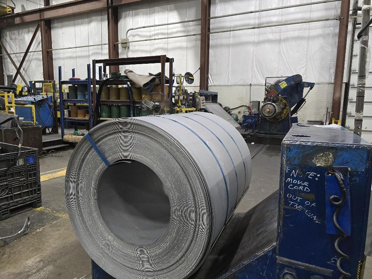 Used 60” X 50,000 Lb Braner Slitting Line