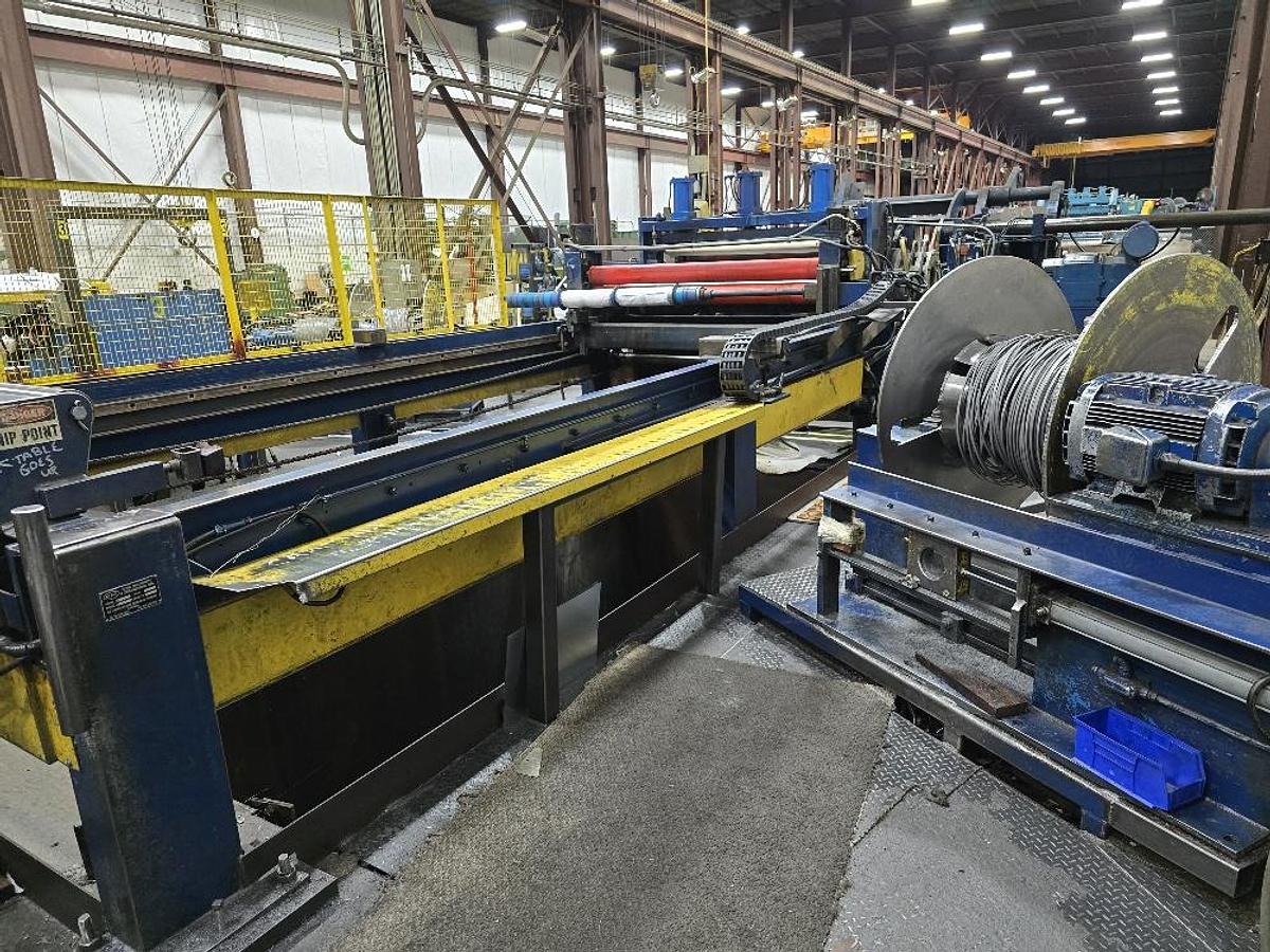 Used 60” X 50,000 Lb Braner Slitting Line