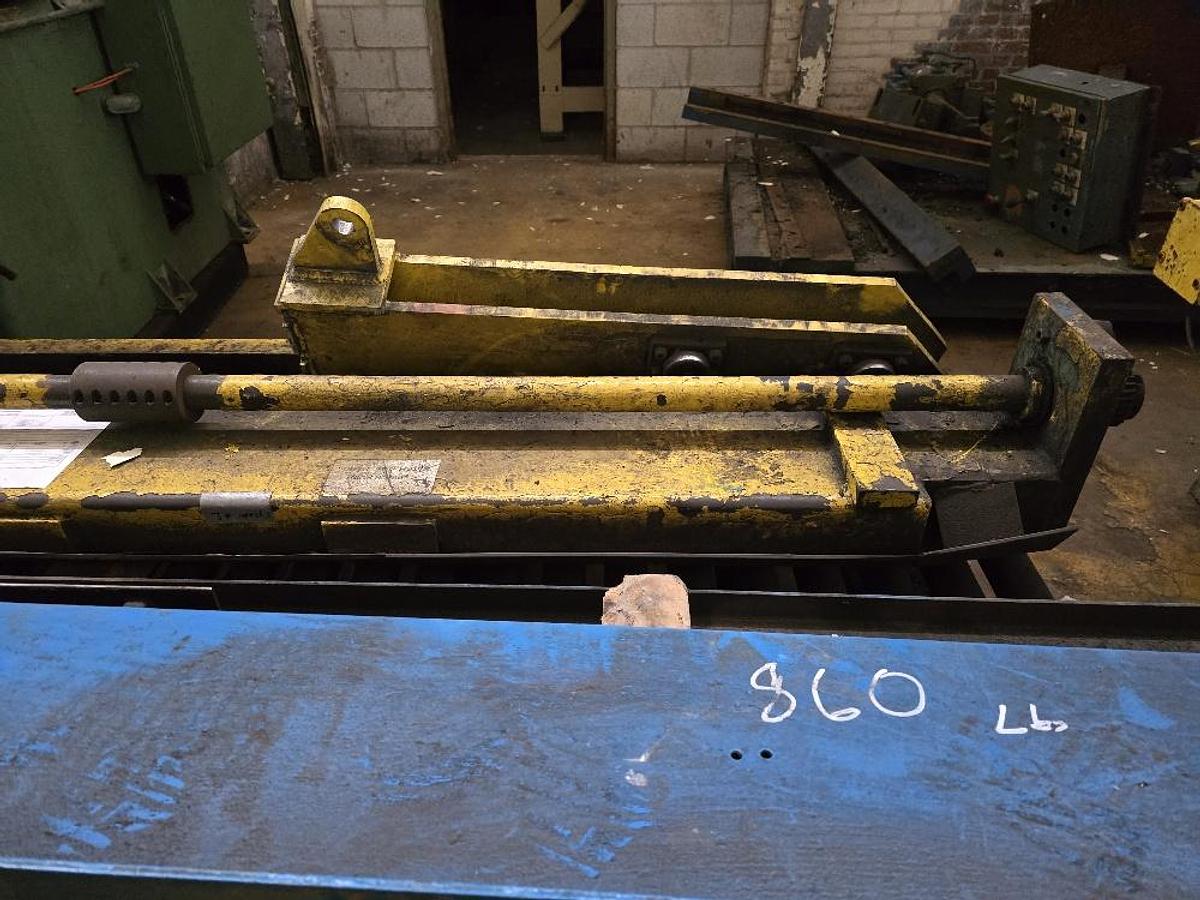 Used 72" x 20' x 20,000 Lbs. Cincinnati Stacker