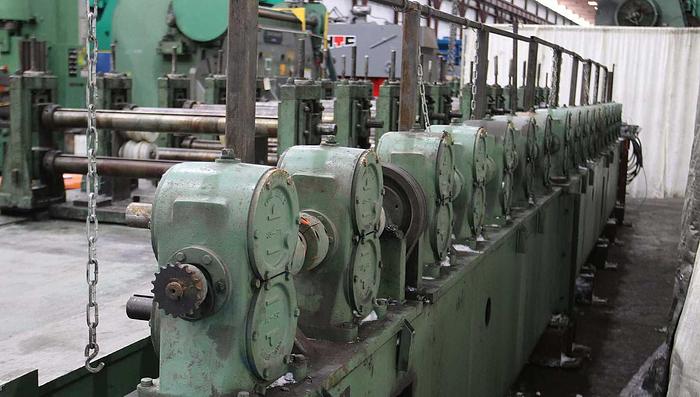 Used 13 STANDS X 3" X 44" BRADBURY ROLLFORMER