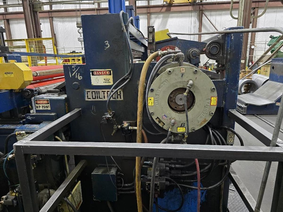 Used 60” X 50,000 Lb Braner Slitting Line