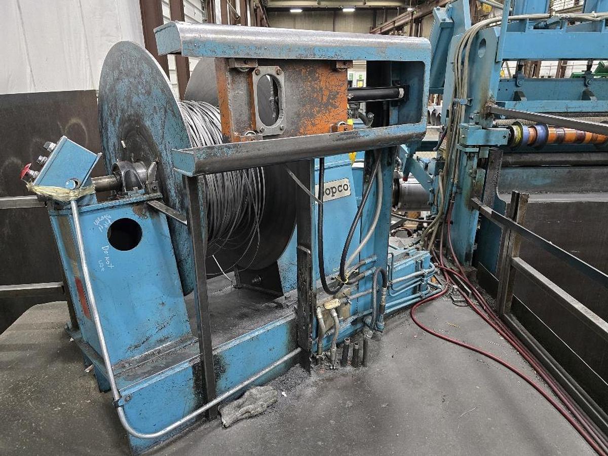 Used 72” X 50,000 Lb Loopco Slitting Line