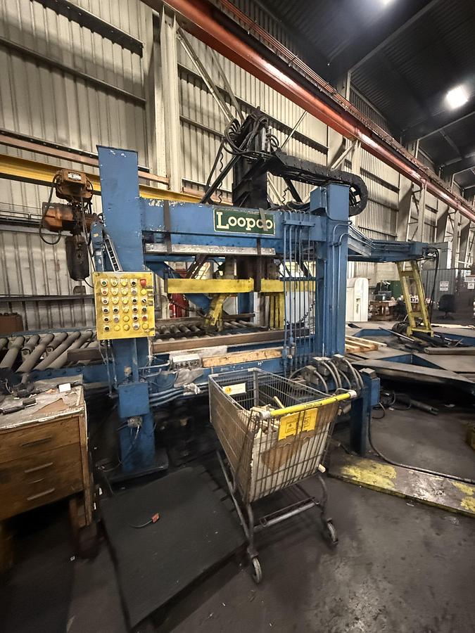 Used 72" OD x 10,000 Lbs. Loopco Banding Line