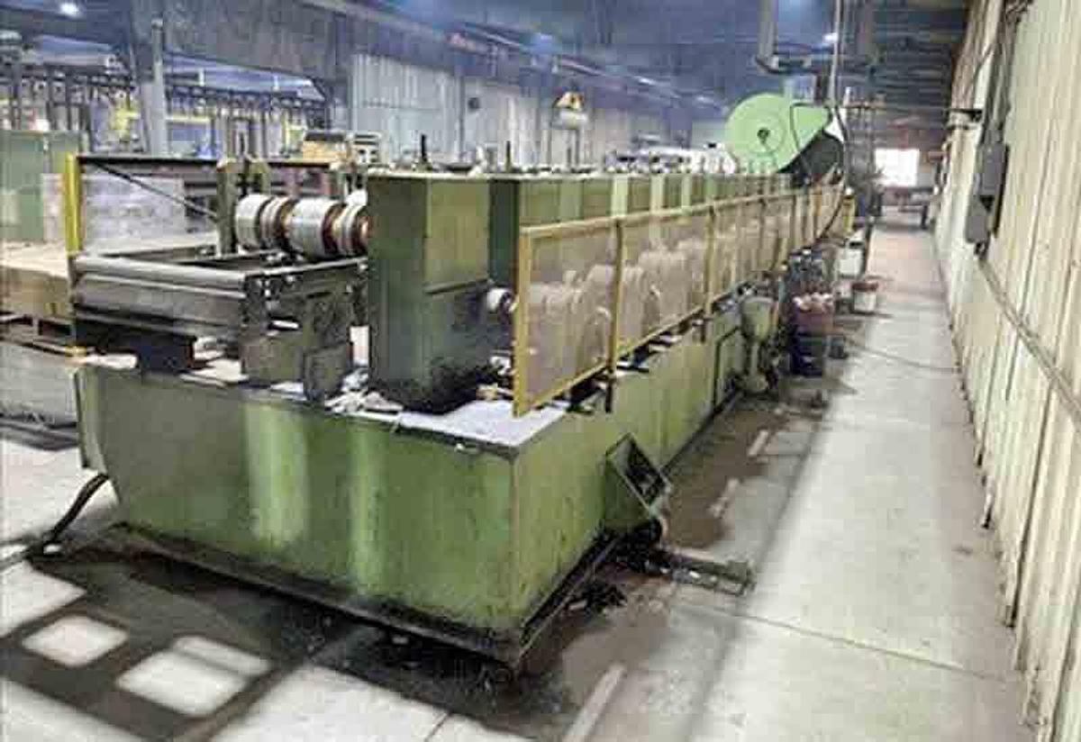 Used 30" x 4" 12 Stand Bradbury Rollforming Line