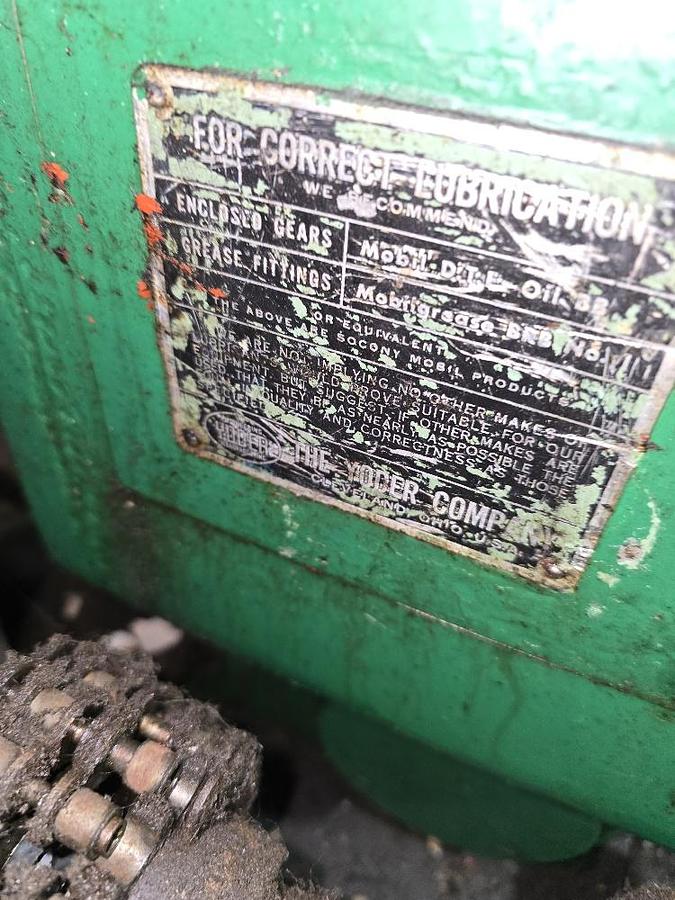 Used 15” x 2.5” Arbor Yoder Slitter Head (Used)