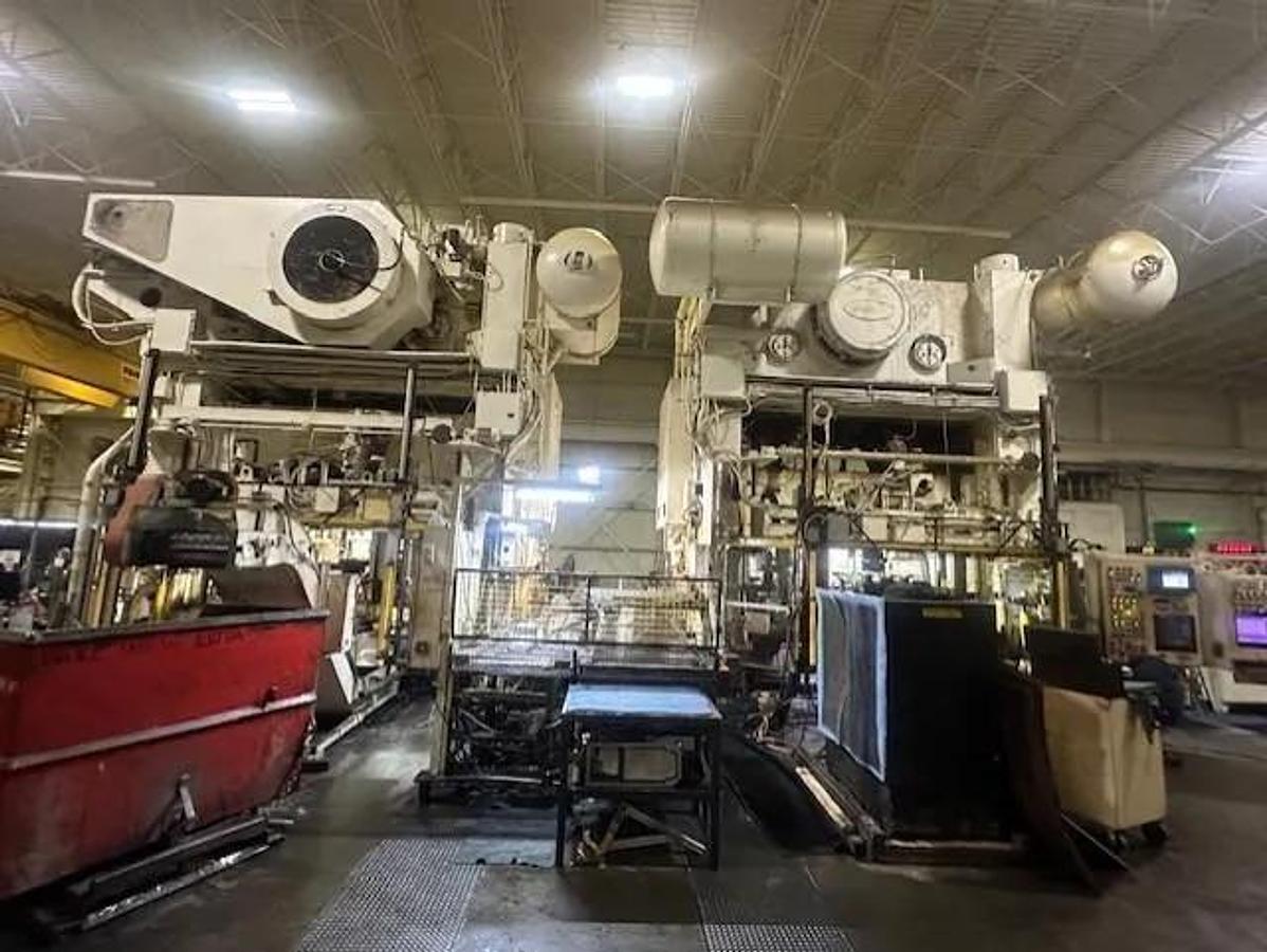 Used 1600 Ton Danly Tandem Press Line