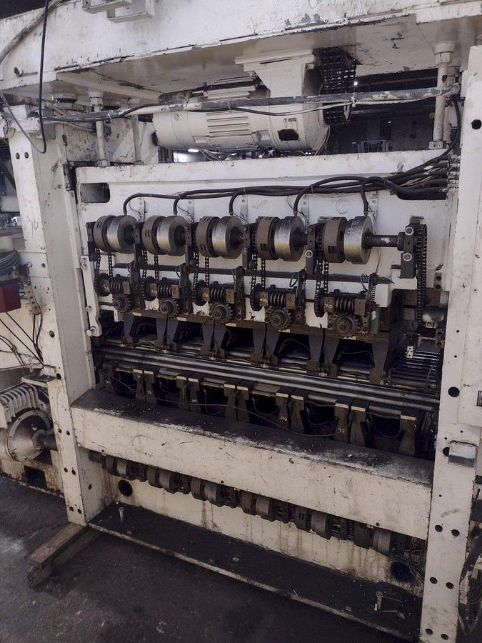 Used 60" WIDE X .064" MAUST MODEL #60x1-1/4 17-ROLL 6-HIGH BACKED UP PRECISION LEVELER