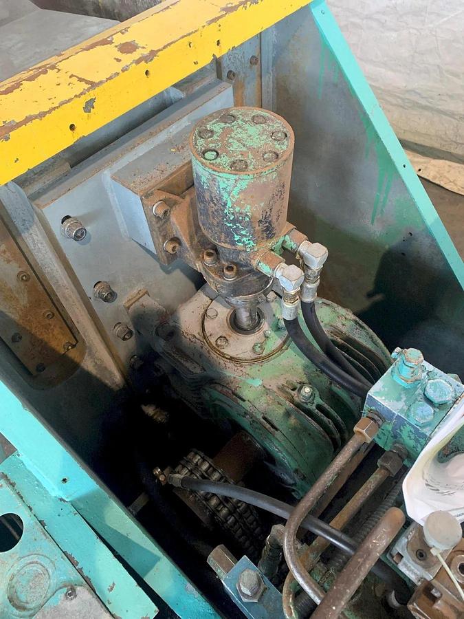 Used 84" x 80,000 Lbs. Yoder Recoiler