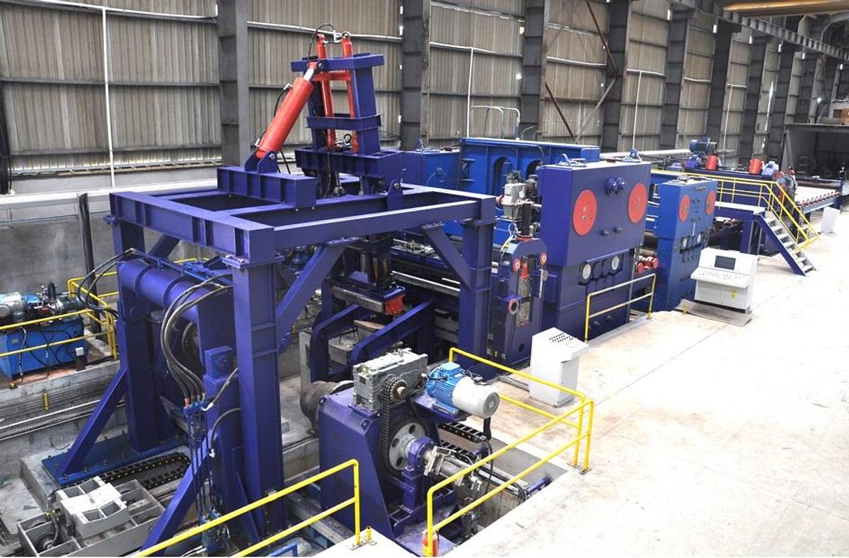 Used 2500mm x 25mm x 80,000 Lb Cut to Length Line