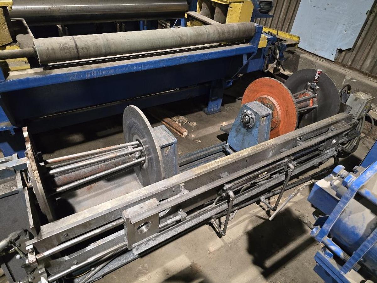 Used 22" Dual Scrap Winders On Single Base