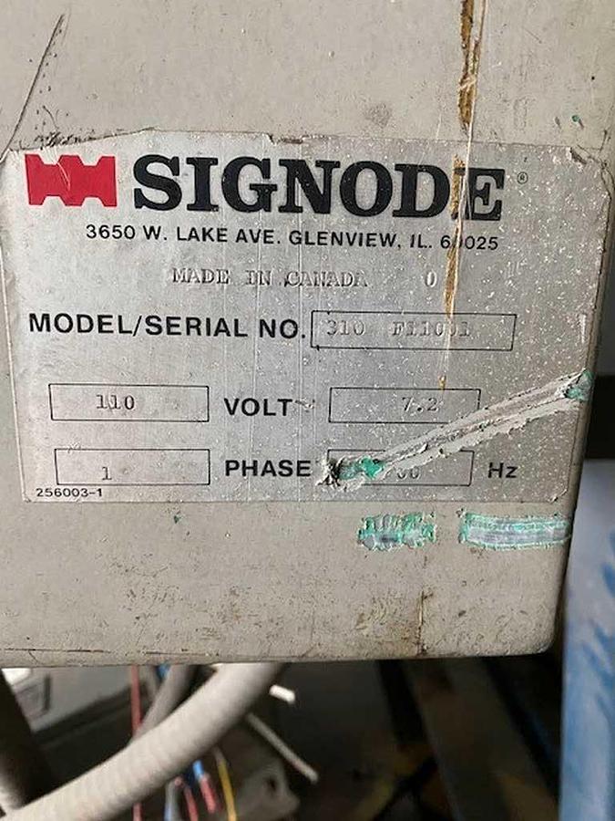 Used Signode Semi-Automatic Overhead Stretch Wrapping Machine