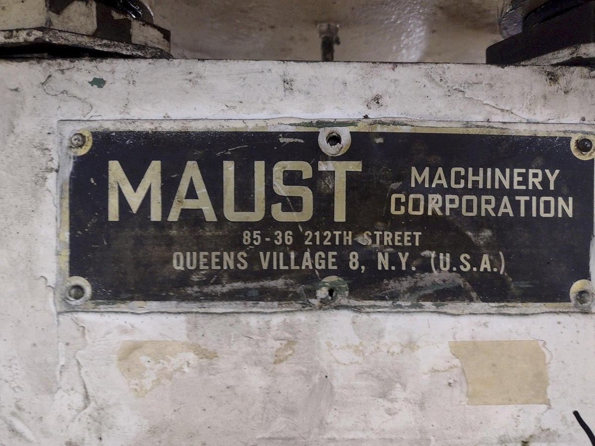Used 60" WIDE X .064" MAUST MODEL #60x1-1/4 17-ROLL 6-HIGH BACKED UP PRECISION LEVELER