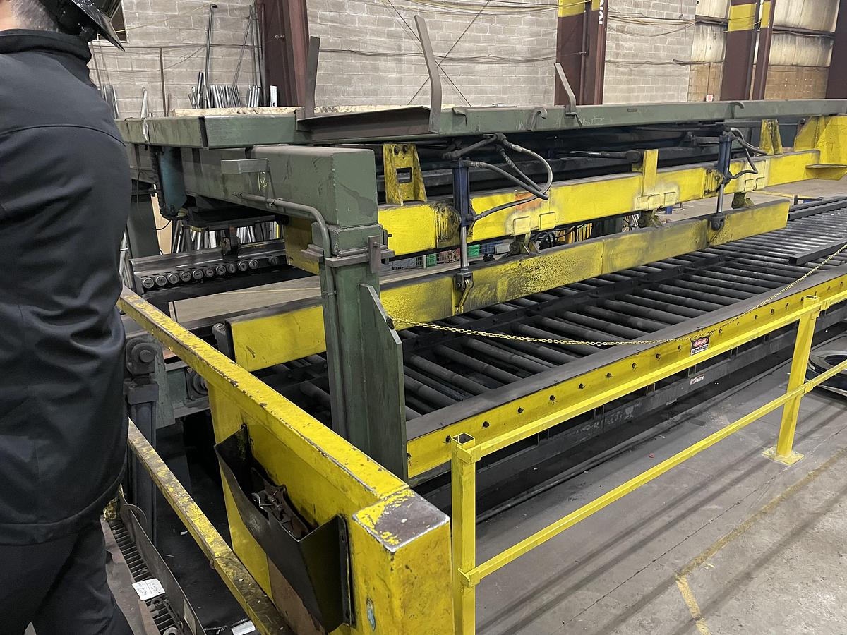 Used 72" x 1/2" x 44,000lb Bradbury/Paxson Cut-To-Length Line