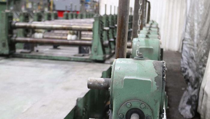 Used 13 STANDS X 3" X 44" BRADBURY ROLLFORMER
