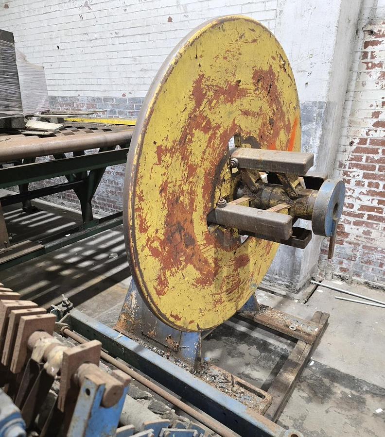 Used 4,000 Lb. x 12" Littell Motorized Single Uncoiler