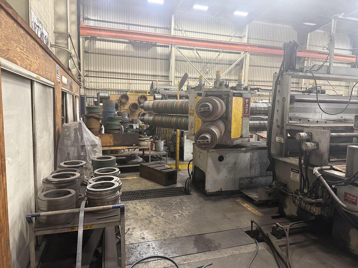 Used 60” x .135” x 48,000 Lb Braner Slitting Line
