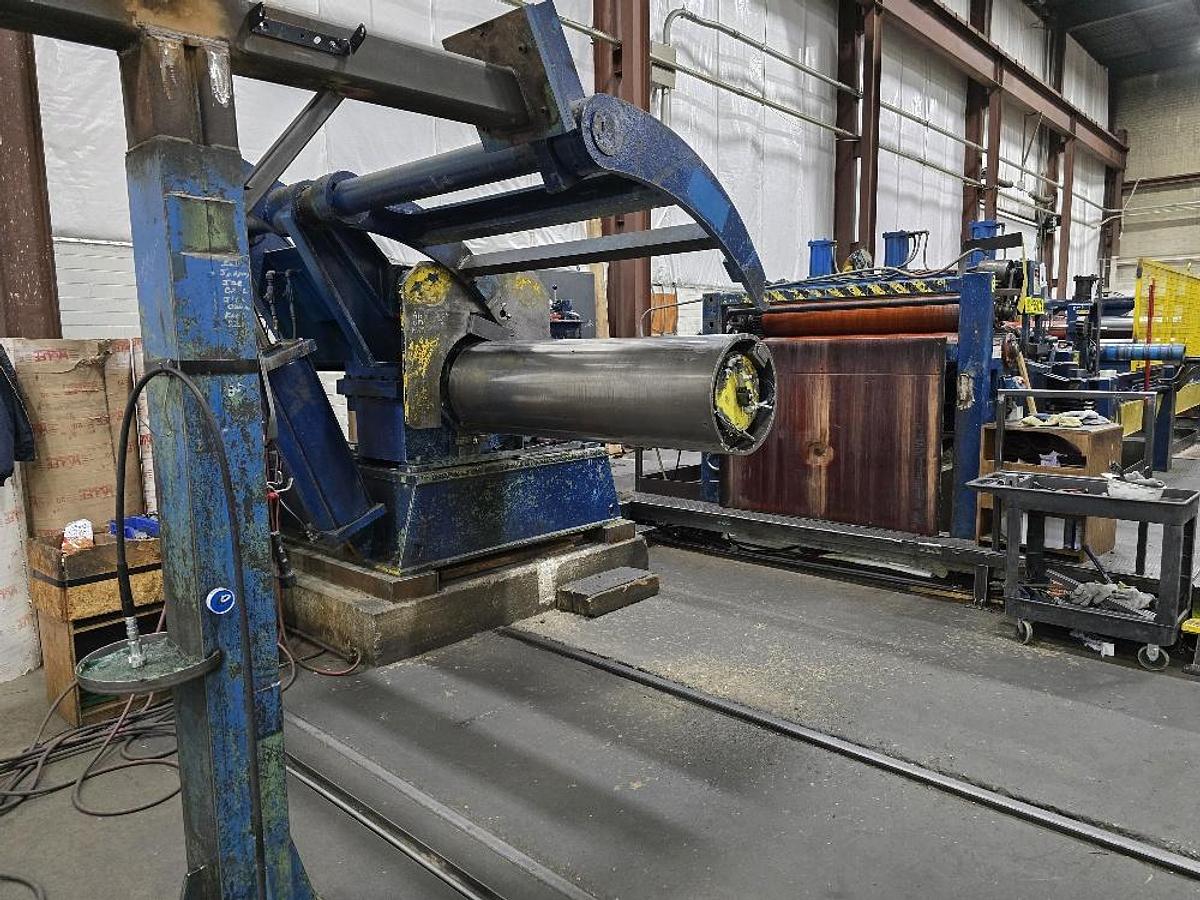 Used 60” X 50,000 Lb Braner Slitting Line