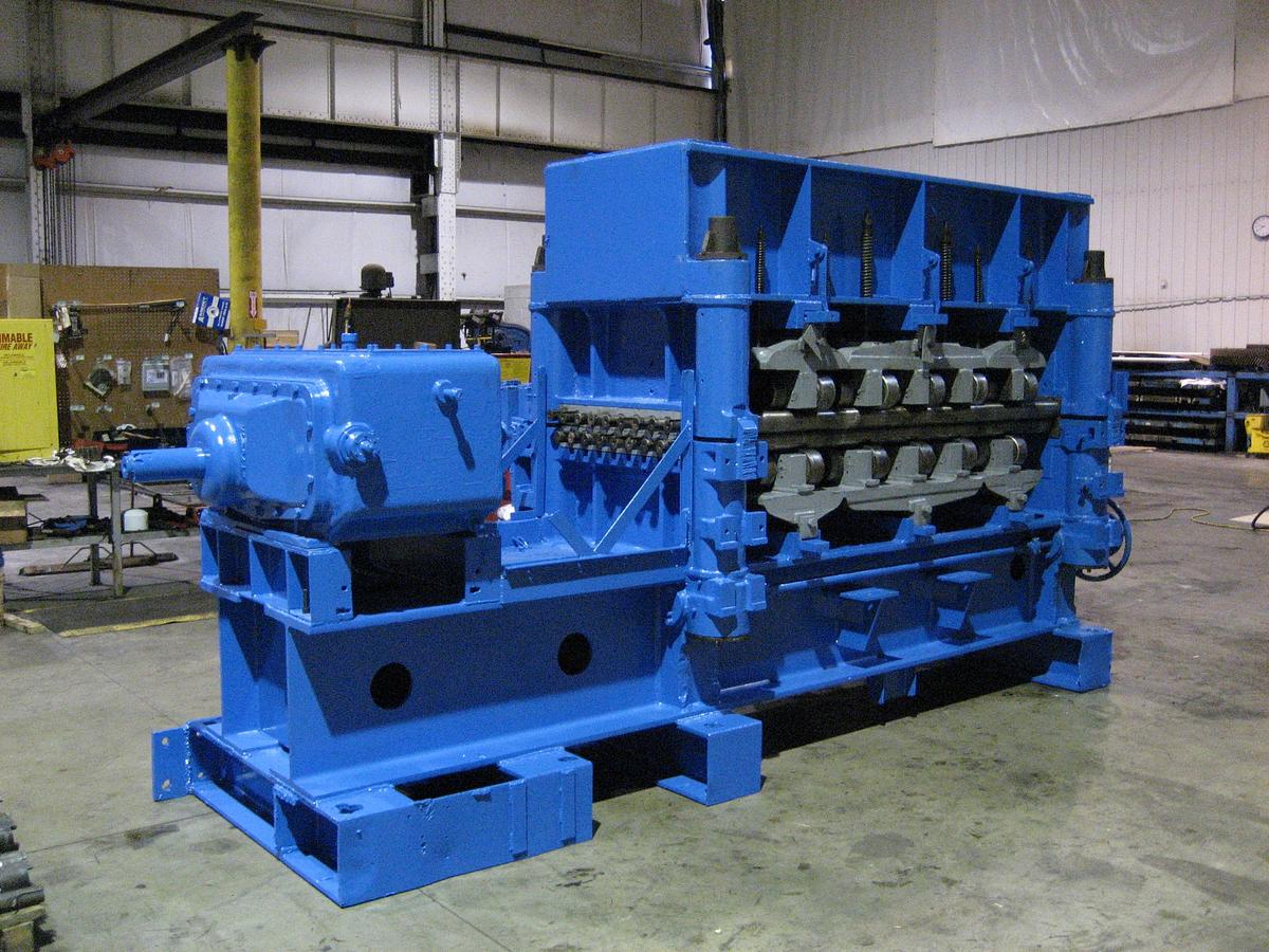 Used 84" FACE WORK ROLL X 3.5" DIAMETER 17 ROLL AETNA-STANARD CORRECTIVE LEVELER (USED/RECONDITIONED)