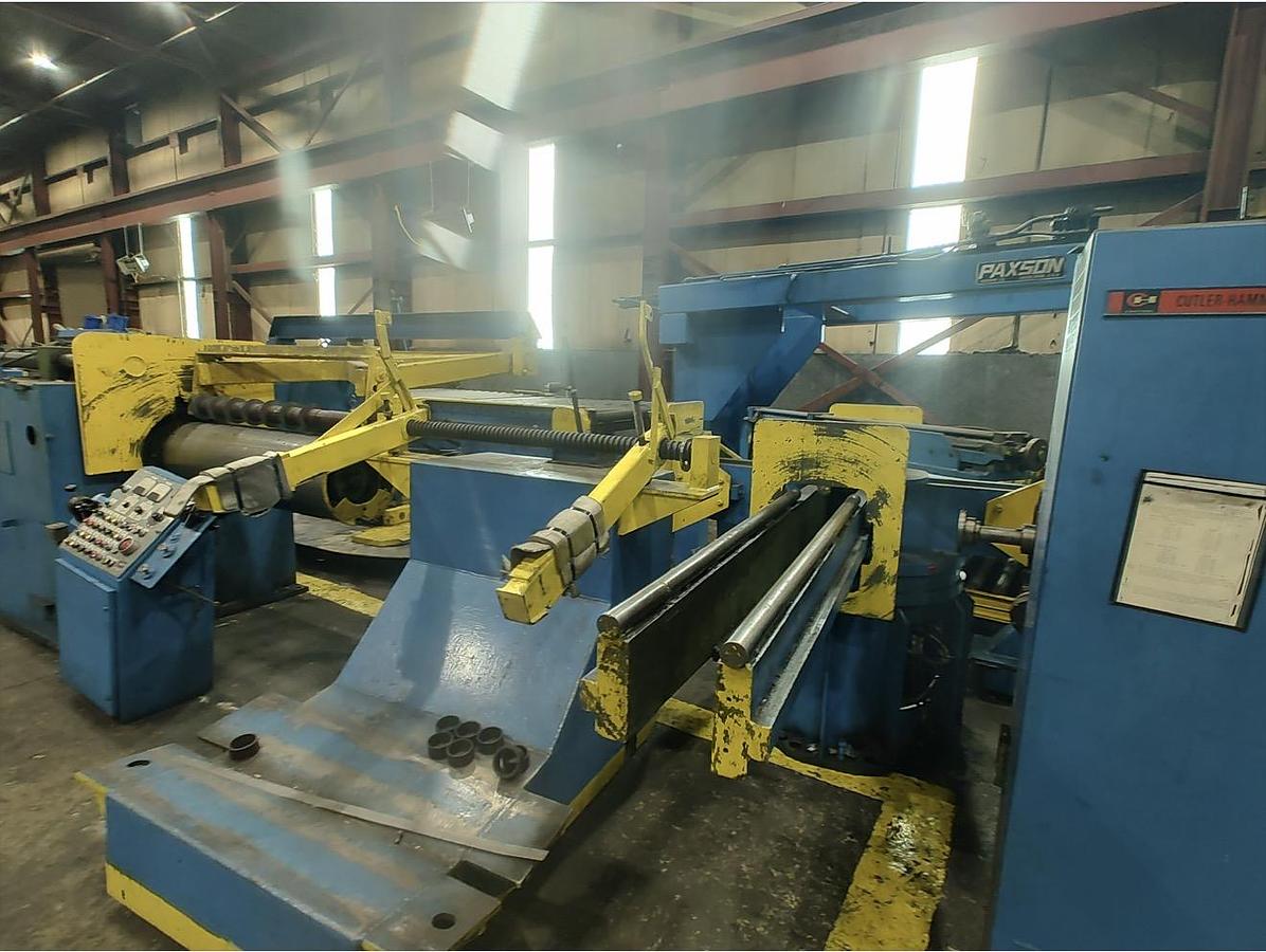 Used Loopco Model 160 Slitting Line, 7-1/2” Arbors, 1,500 FPM