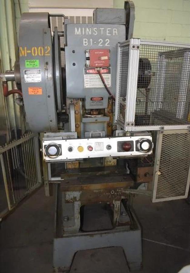 Used Minster 22 Ton High-Speed Press