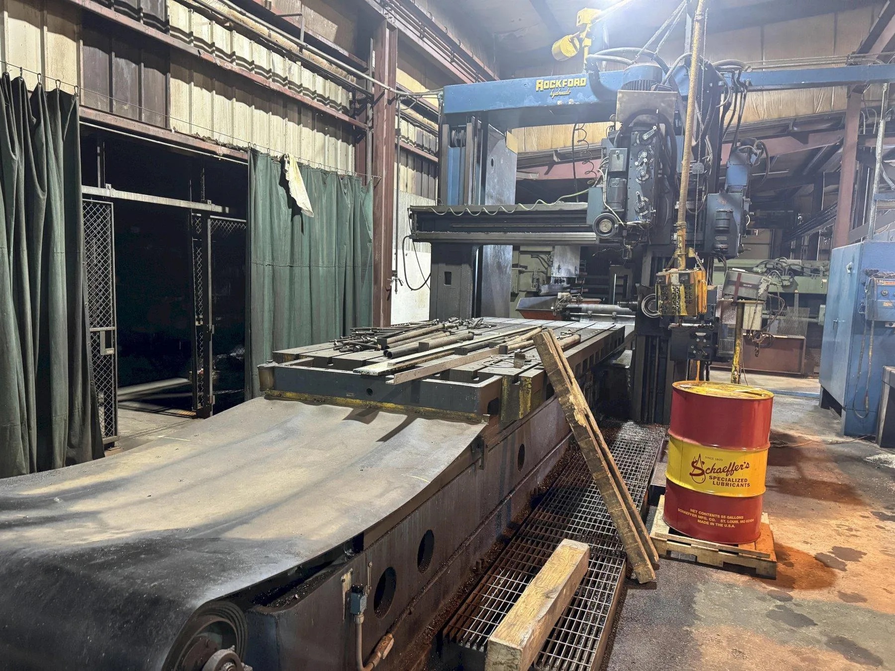 Used 15 HP 68” x 168” Rockford Double Sided Planer Mill