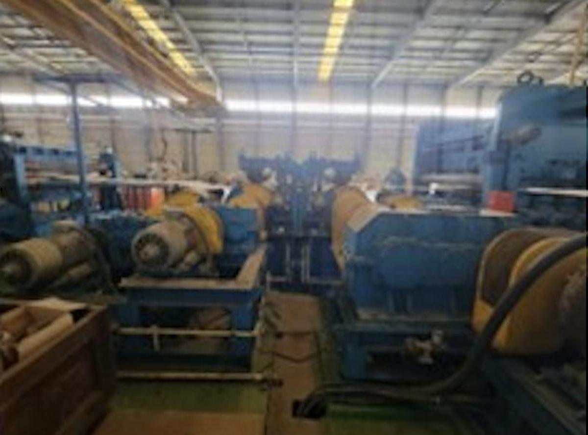 Used 63” x 0.079” x 28,000 Lb Tension Leveling Line